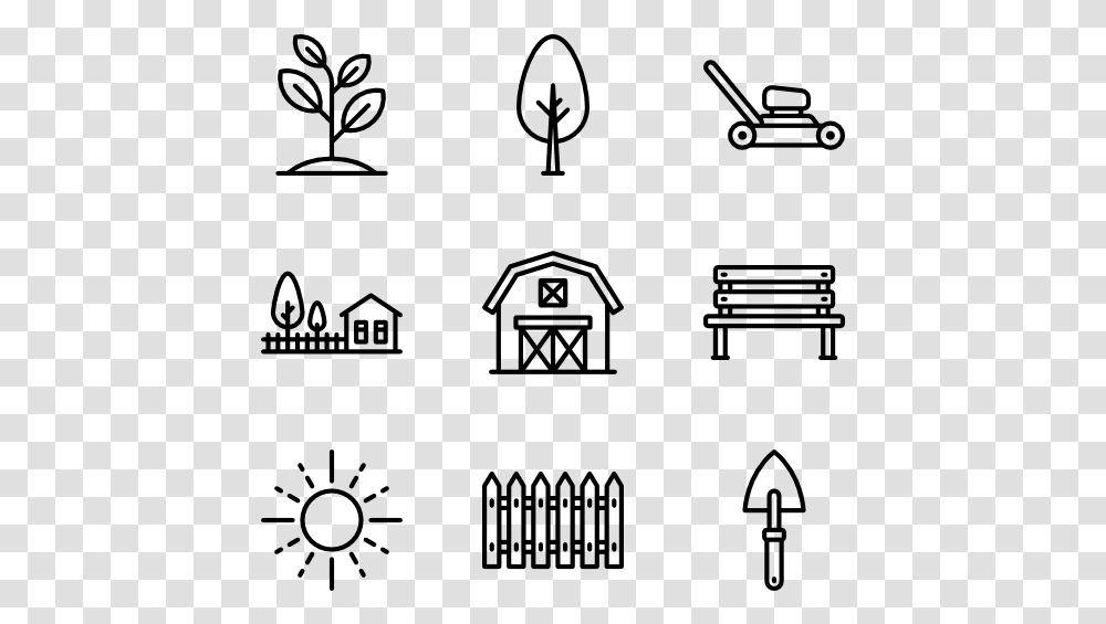 Linear Gardening Tools Gardening Tools Icon, Gray, World Of Warcraft Transparent Png