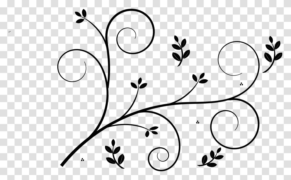 Lineas Decorativas Para Tarjetas Black Floral Design, Pattern, Snowman Transparent Png
