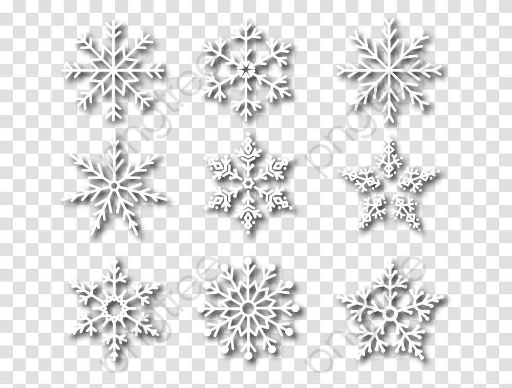 Lineas Decorativas Vectores Snowflake Paper, Pattern, Stencil, Poster, Advertisement Transparent Png