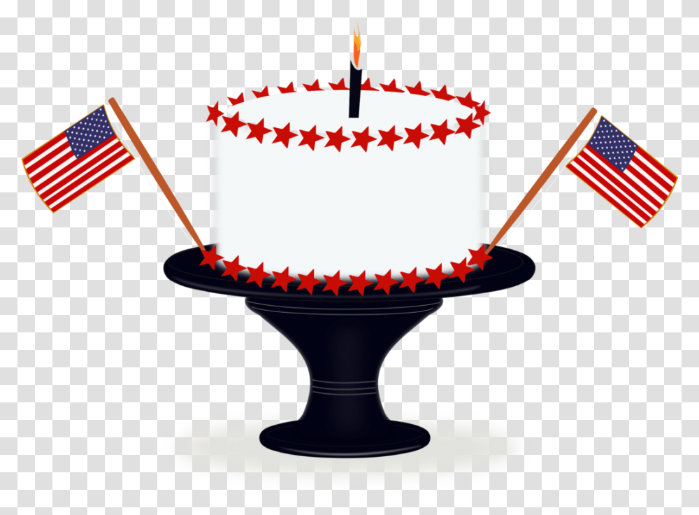 Linecandle Holderbirthday Cake Clipart Royalty Free Animated Happy Birthday 4th Of July, Lamp, Dessert, Food, Symbol Transparent Png