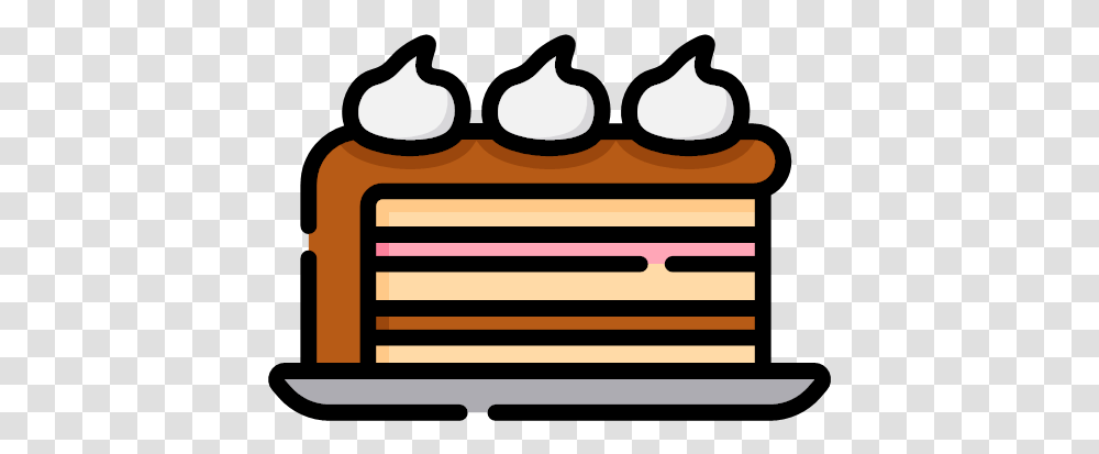 Linecolor Version Svg Slice Of Cake Icon Birthday Icons, Text, Food, Label Transparent Png