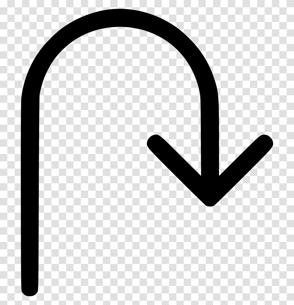 Linefontsymbolclip Art Turn Back Arrow Icon, Stencil, Word, Alphabet Transparent Png