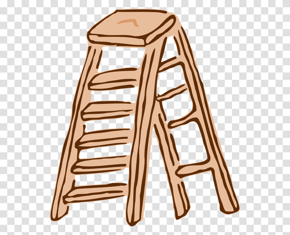 Linefurnitureladder Ladder Clipart, Chair, Interior Design, Indoors, Bar Stool Transparent Png