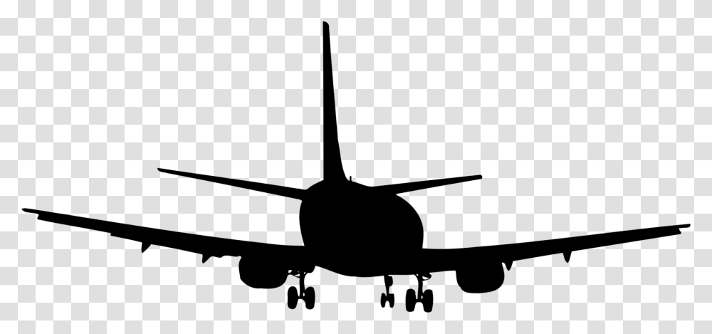 Linejet Aircraftsky Aeroplane Silhouette, Gray, World Of Warcraft Transparent Png
