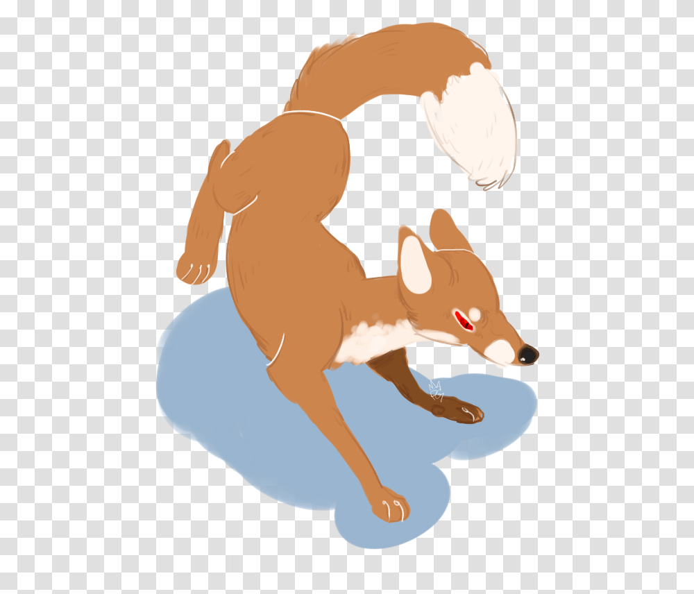 Lineless Fox Illustration, Mammal, Animal, Wildlife, Person Transparent Png