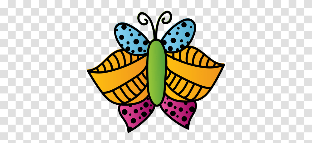 Lines Dotted Decorated Butterfly & Svg Mariposa Con Lneas Y Puntos, Plant, Art, Food, Pattern Transparent Png