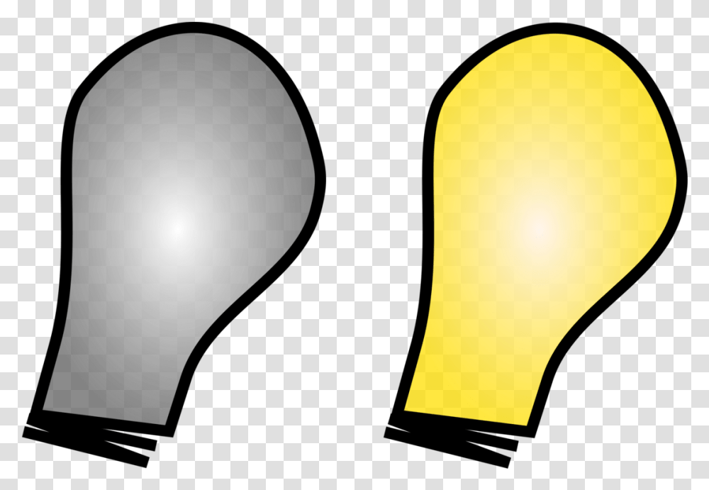 Lineyellowlight Clipart Royalty Free Svg Light Bulb On And Off, Lightbulb, Lamp Transparent Png