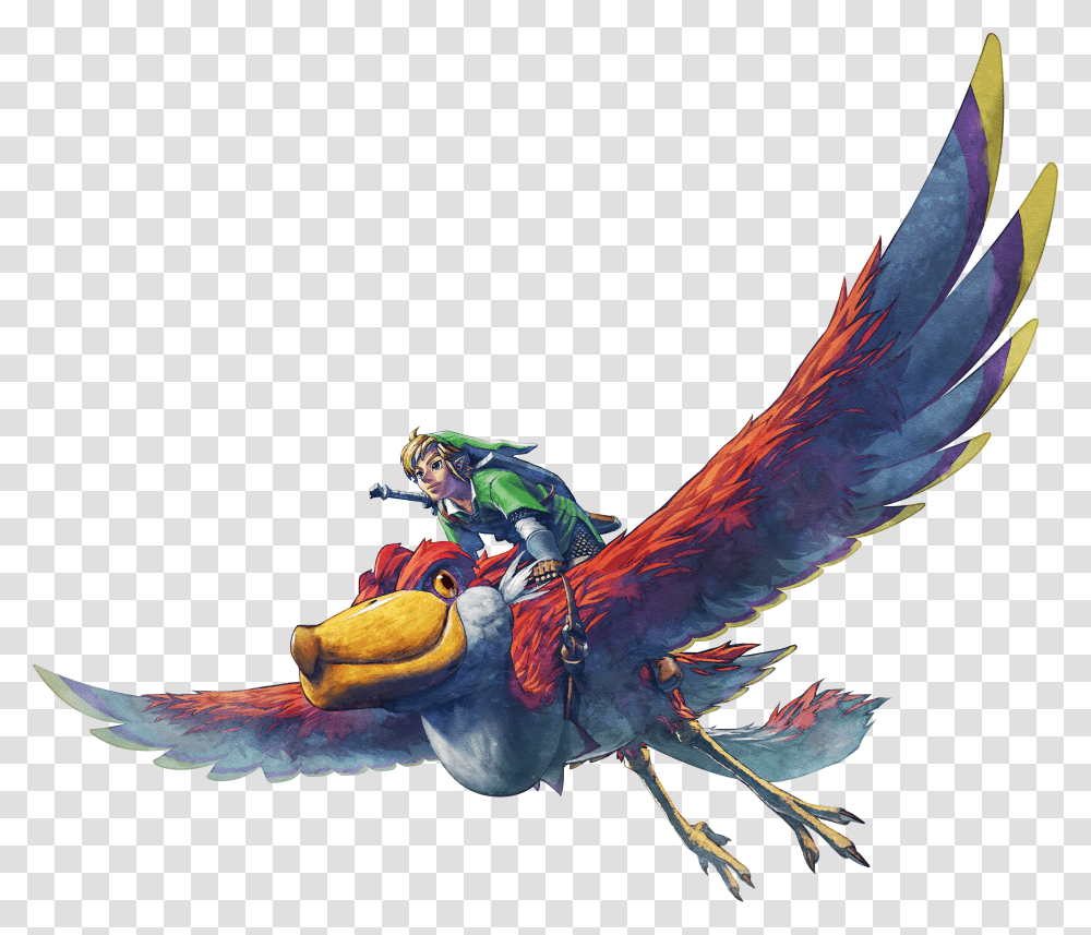 Link And Loftwing Transparent Png