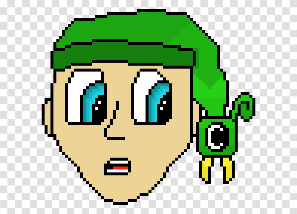 Link And The Hat, Green, Head Transparent Png
