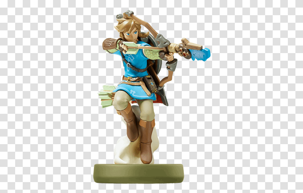 Link Botw Amiibo Link Breath Of The Wild, Toy, Figurine, Person, Human Transparent Png