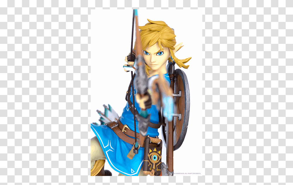 Link Breath Of The Wild, Figurine, Person, Human, Toy Transparent Png