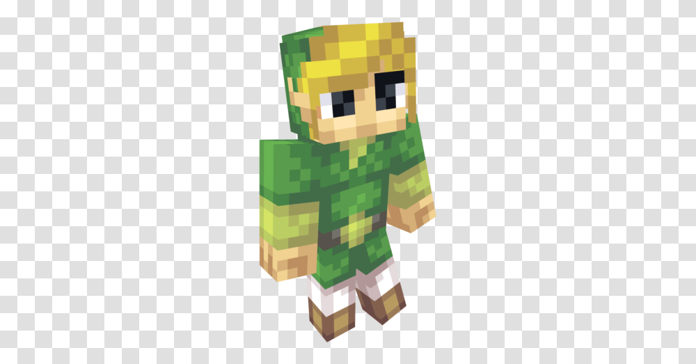 Link Cartoon Skin Minecraft, Toy, Rug, Game Transparent Png