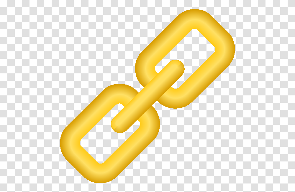 Link Icon 3d Yellow Vector Data Gold Link Icon, Chain, Hammer, Tool Transparent Png