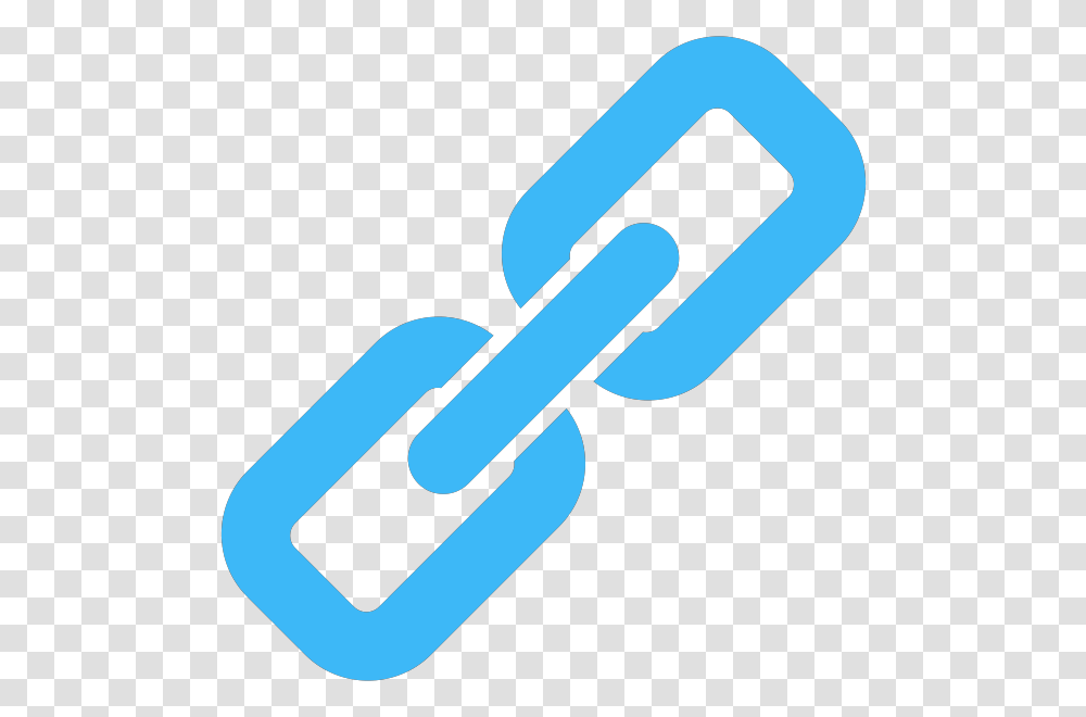 Link Icon Light Blue Icon Hyperlink, Chain, Shovel, Tool Transparent Png