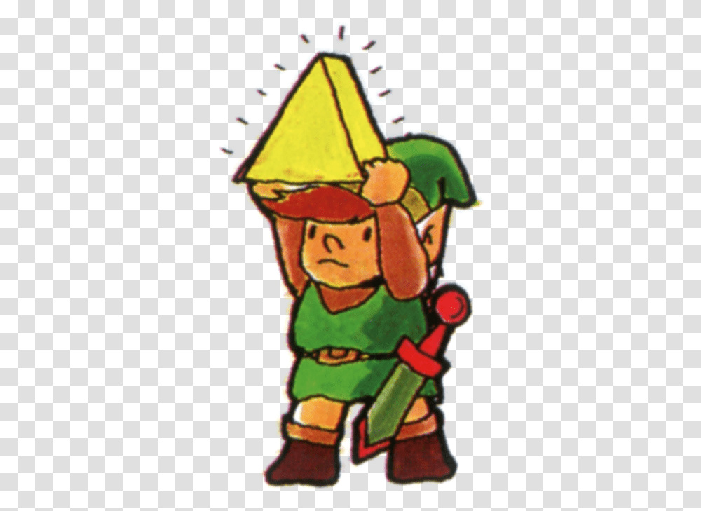 Link Link Holding Up A Triforce Piece Zelda Dungeon Gallery Link The Legend Of Zelda 1, Art, Person, Statue, Sculpture Transparent Png