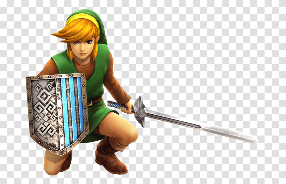Link Pose Link Nes Hyrule Warrior, Legend Of Zelda, Person, Human, Costume Transparent Png