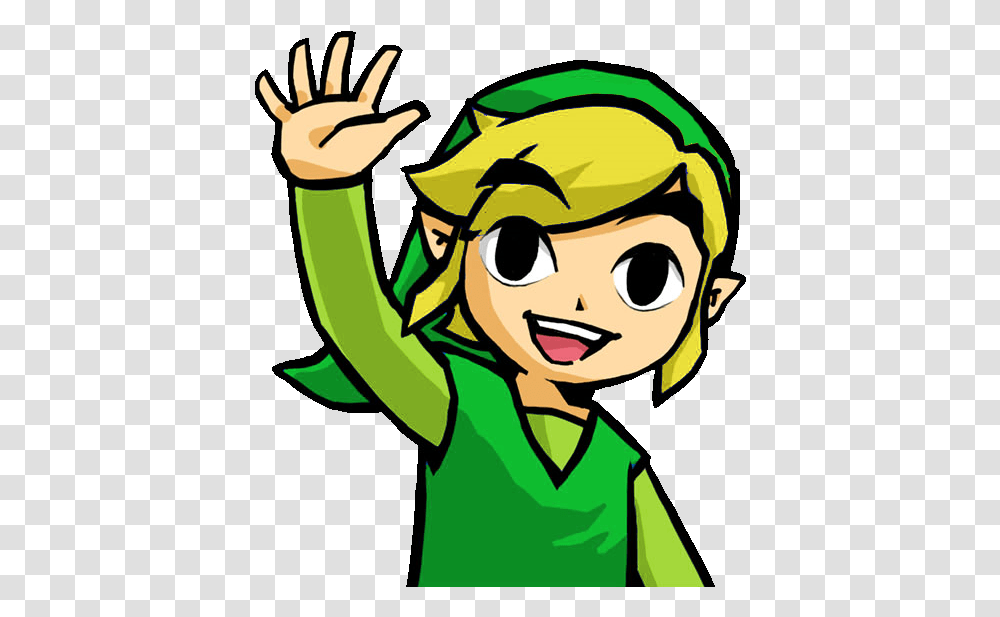 Link The Wind Waker, Elf, Green, Plant, Person Transparent Png