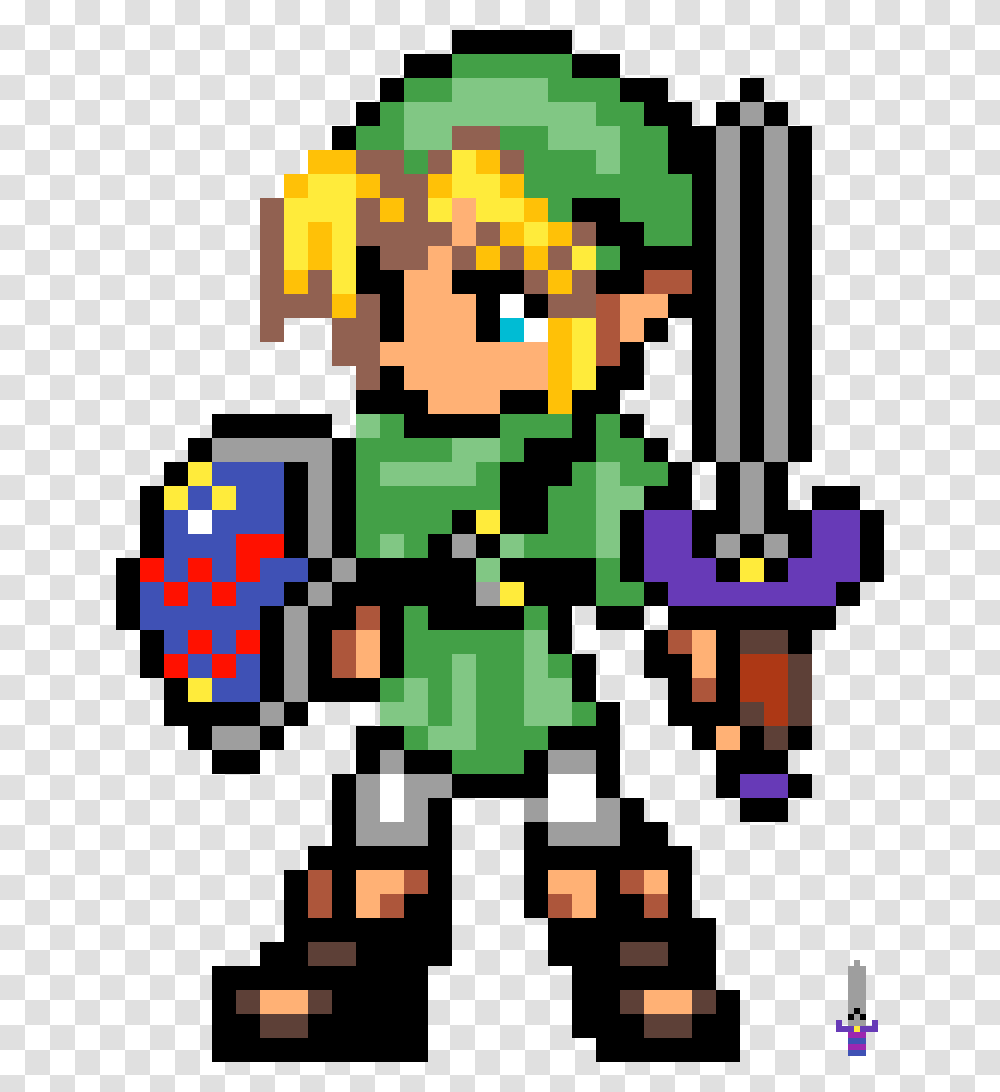 Link Zelda Pixel Art, Rug, Super Mario Transparent Png