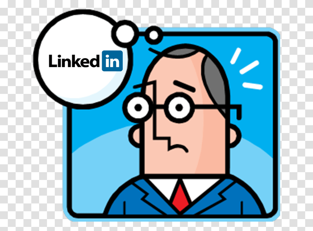 Linked In Cartoon, Face, Head Transparent Png