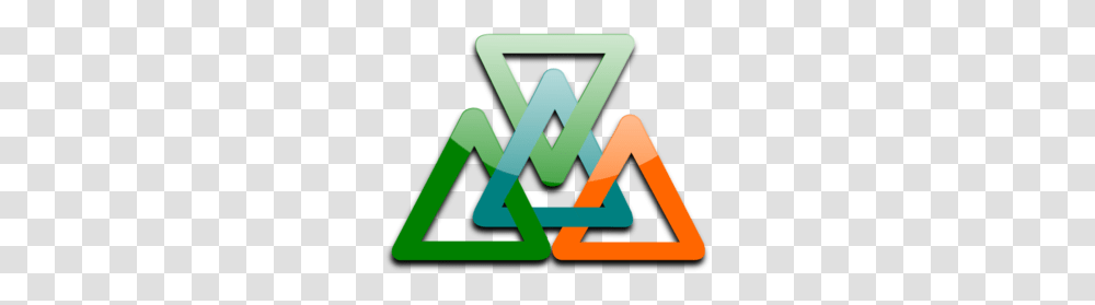 Linked Triangles Clip Art For Web, Alphabet, Word, Logo Transparent Png