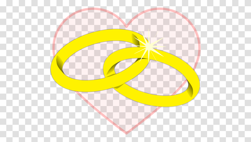 Linked Wedding Rings Clipart, Heart, Star Symbol, Logo Transparent Png