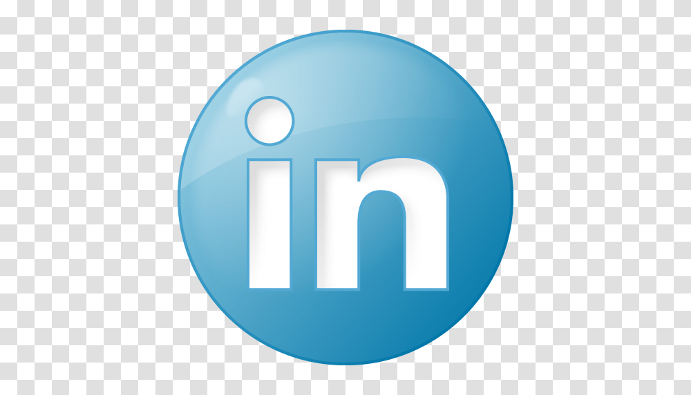 Linkedin Button Blue Icon Clipart Linkedin Icon For Email Signature, Sphere, Number, Symbol, Text Transparent Png