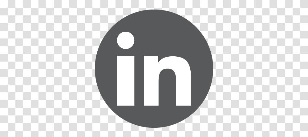 Linkedin Icon Black 142392 Free Icons Library Grey Linkedin Icon Circle, Text, Logo, Symbol, Trademark Transparent Png