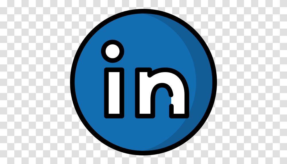 Linkedin Icon, Number, Symbol, Text, Logo Transparent Png