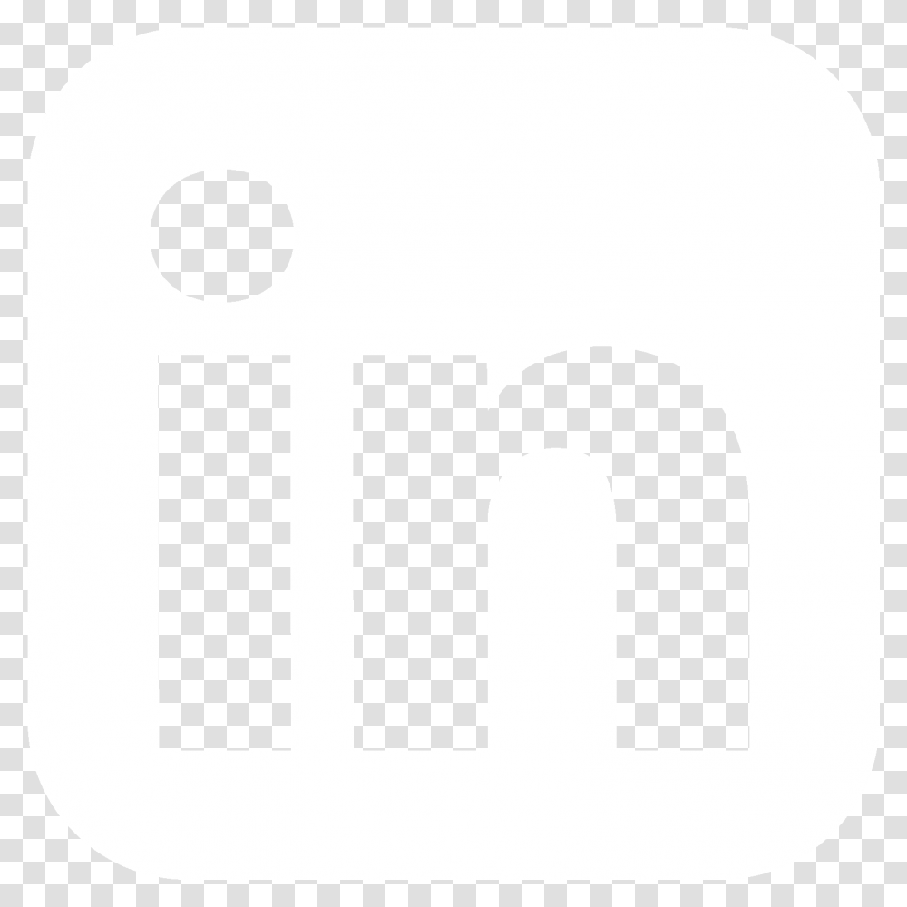 Linkedin Icon White, Logo, Trademark Transparent Png