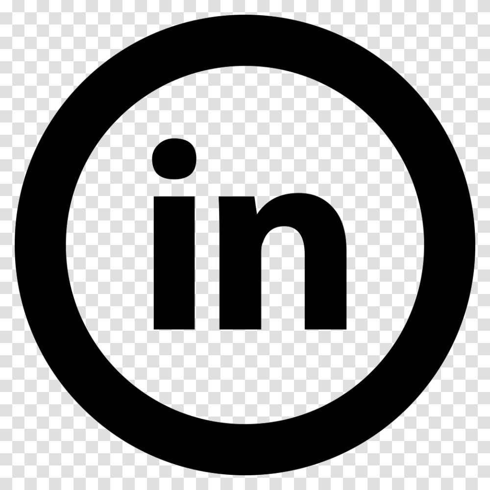 Linkedin Logo Botao Seta, Number, Trademark Transparent Png