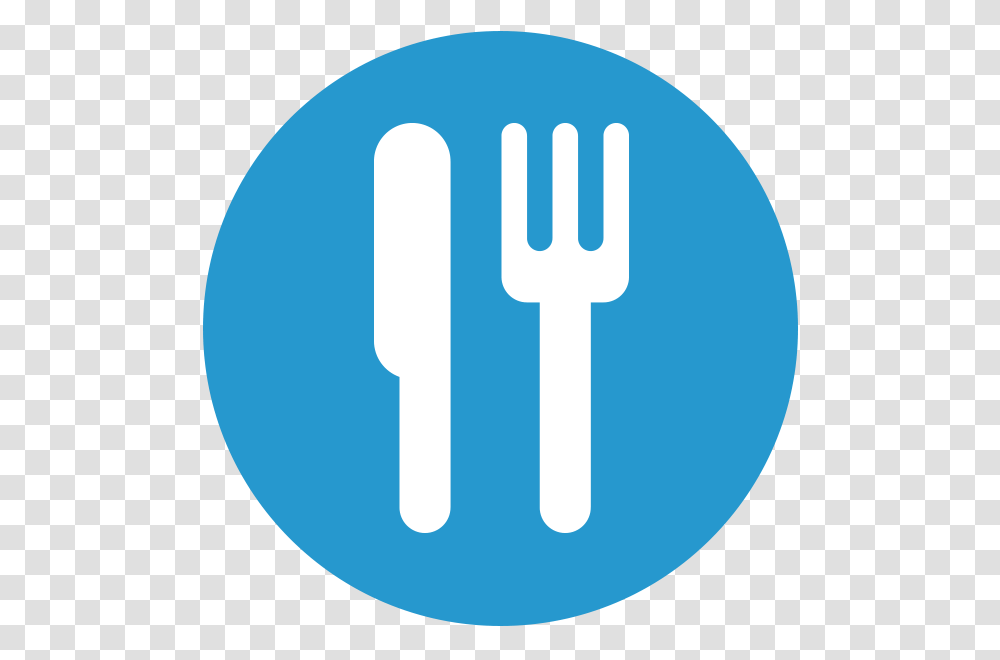 Linkedin Logo Circle, Trademark, Fork, Cutlery Transparent Png