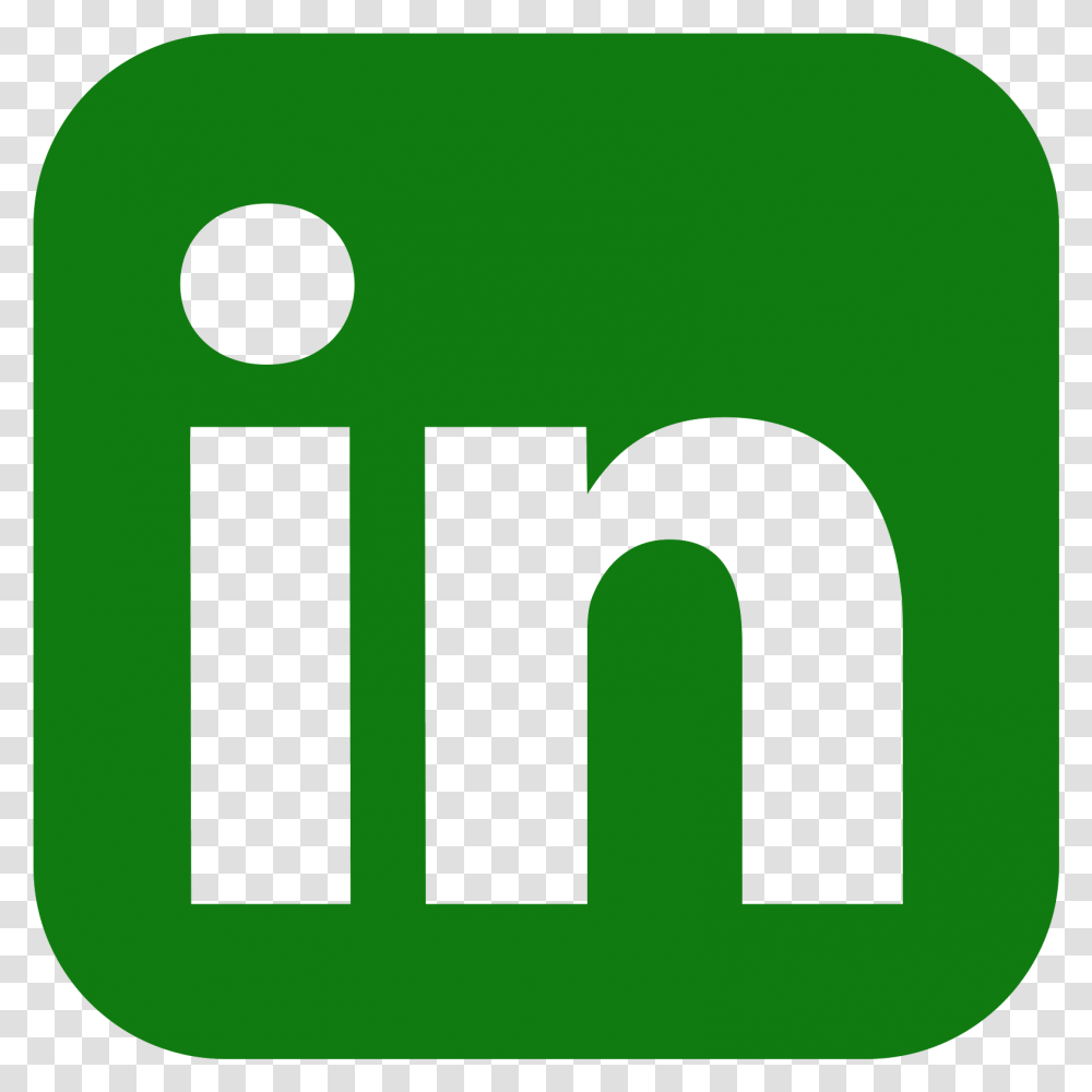Linkedin Logo Green, Number, Word Transparent Png