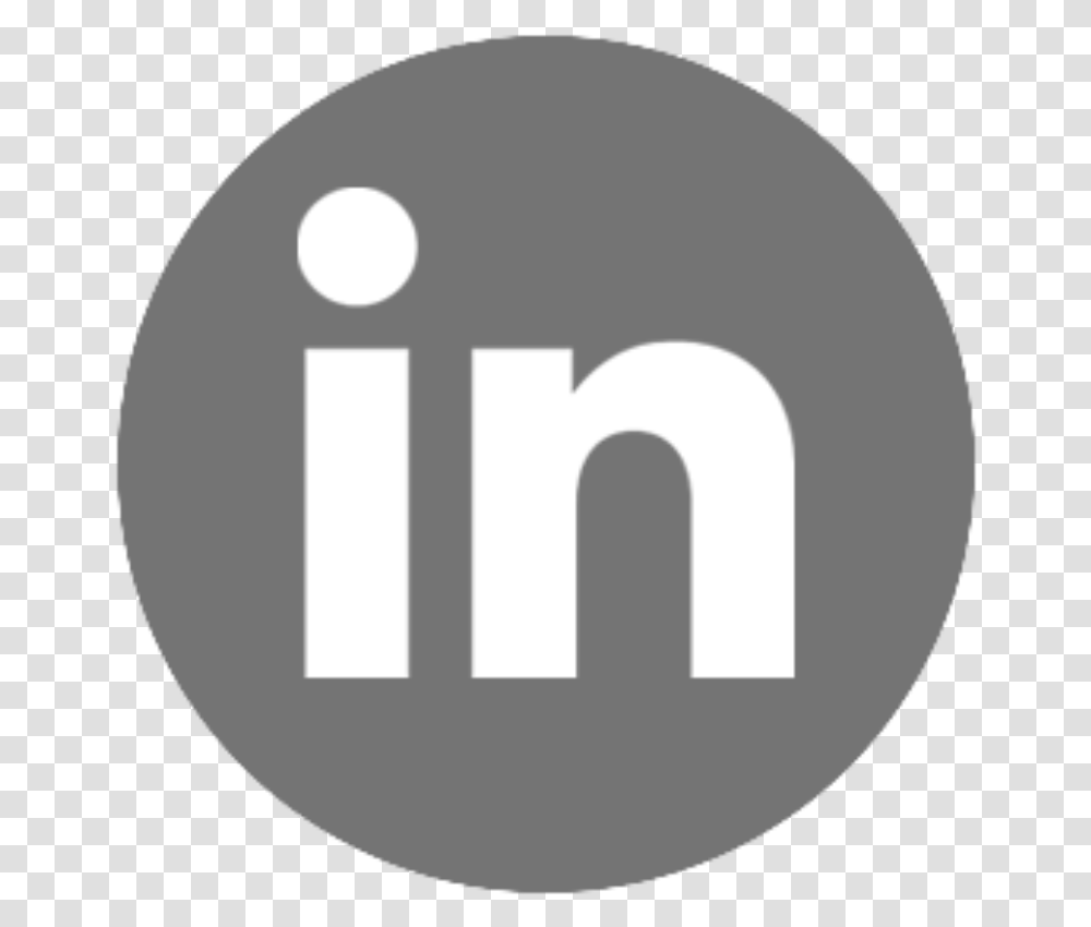 Linkedin Logo Grey, Trademark, Word Transparent Png