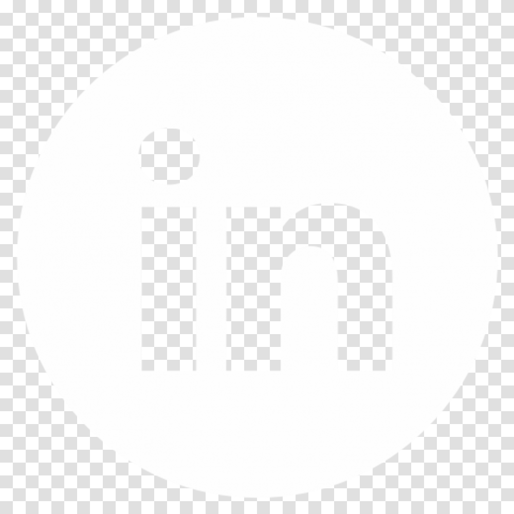 Linkedin Logo No Background Black And White, Number, Trademark Transparent Png