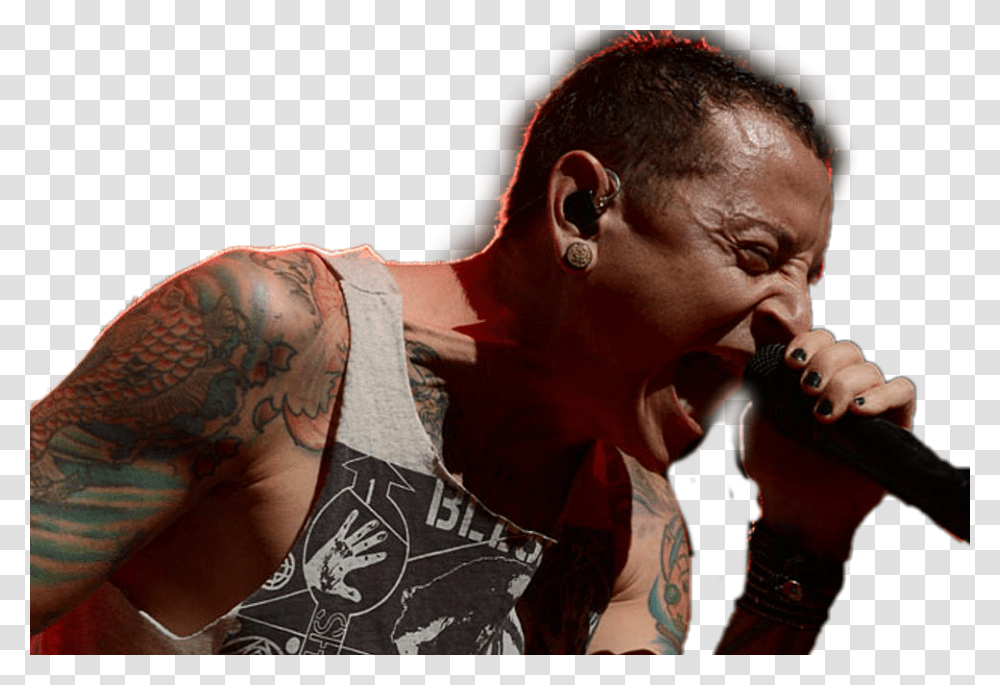 Linkin Park Chesterbennington, Skin, Person, Tattoo, Head Transparent Png