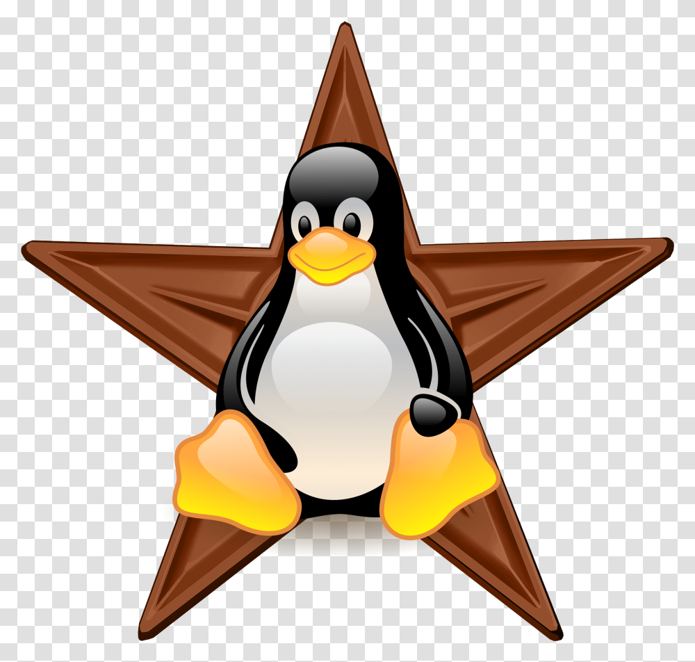 Linux Barnstar Hires Linux, Animal, Bird, Penguin, Toy Transparent Png