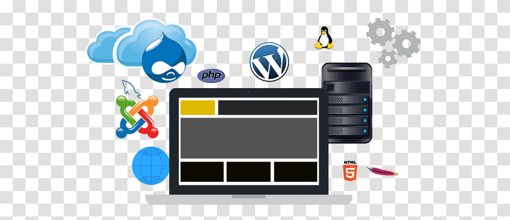 Linux Hosting Clipart Hosting, Electronics, Screen, Computer, Monitor Transparent Png