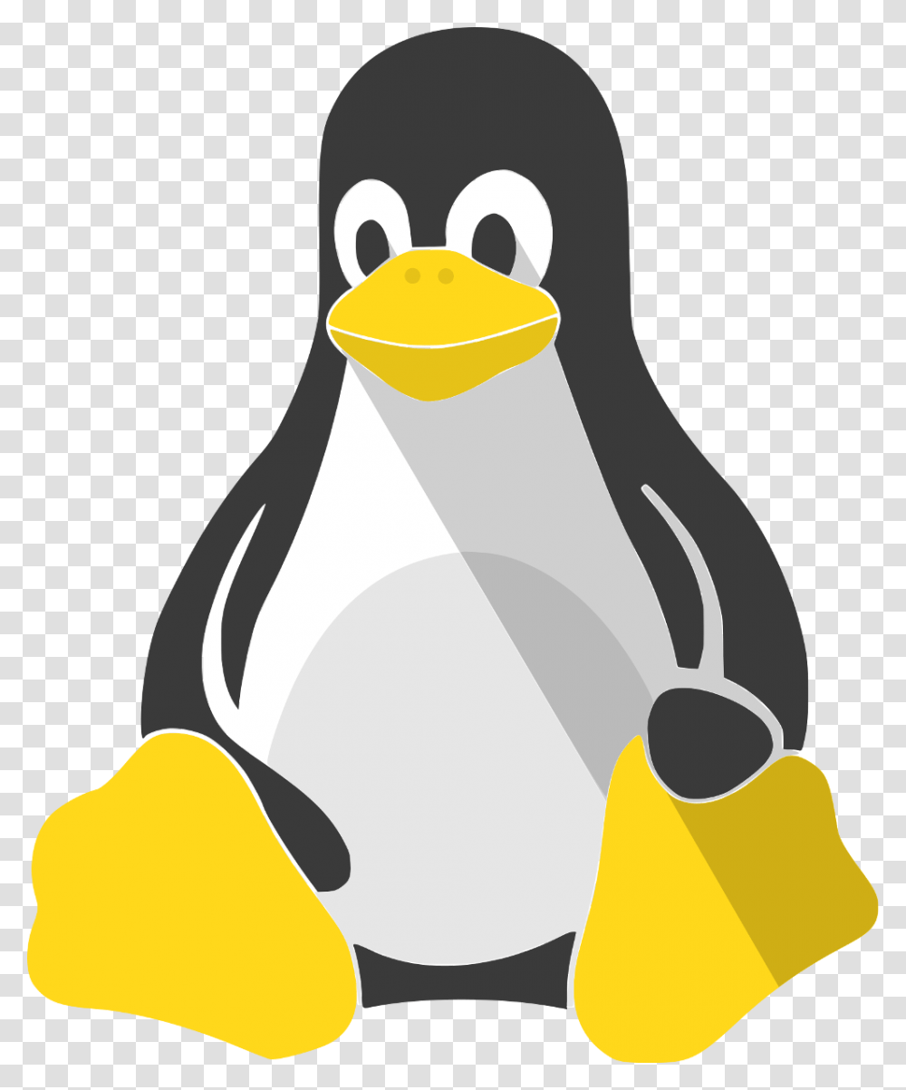 Linux Logo Linux Background, Penguin, Bird, Animal, King Penguin Transparent Png