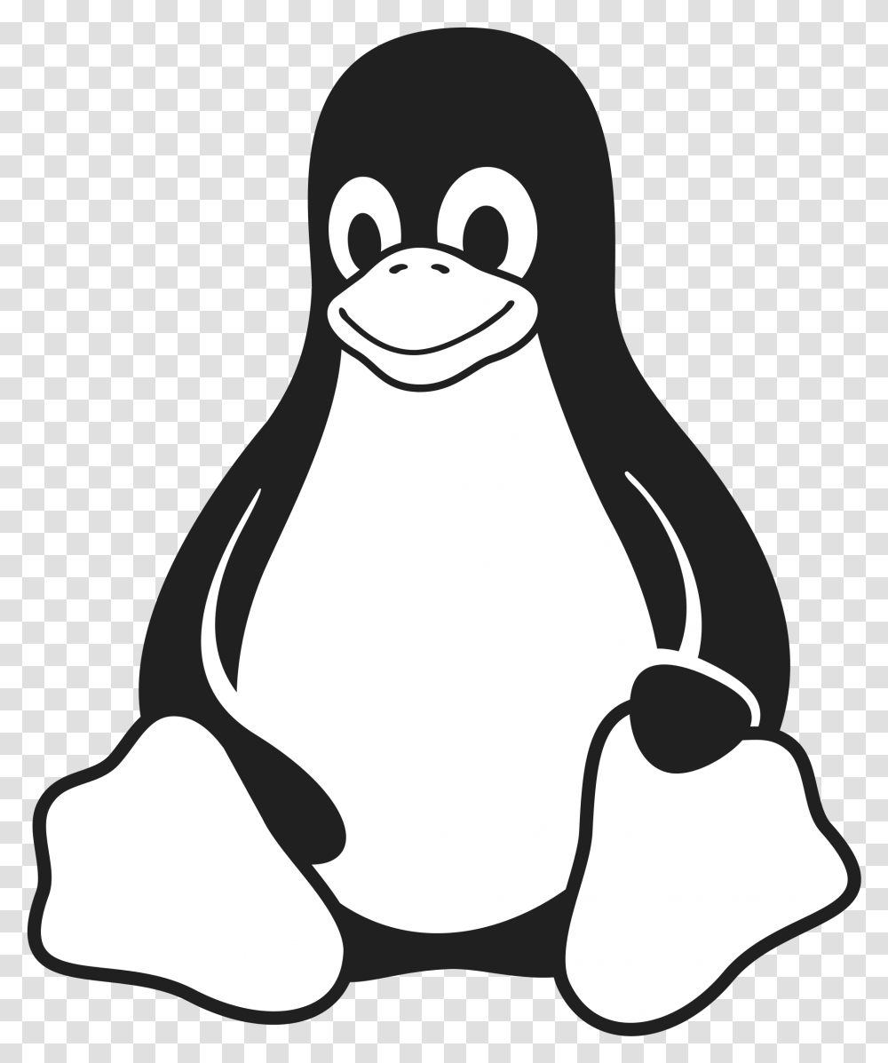Linux Logo2x Linux Logo Svg, Animal, Penguin, Bird, King Penguin Transparent Png