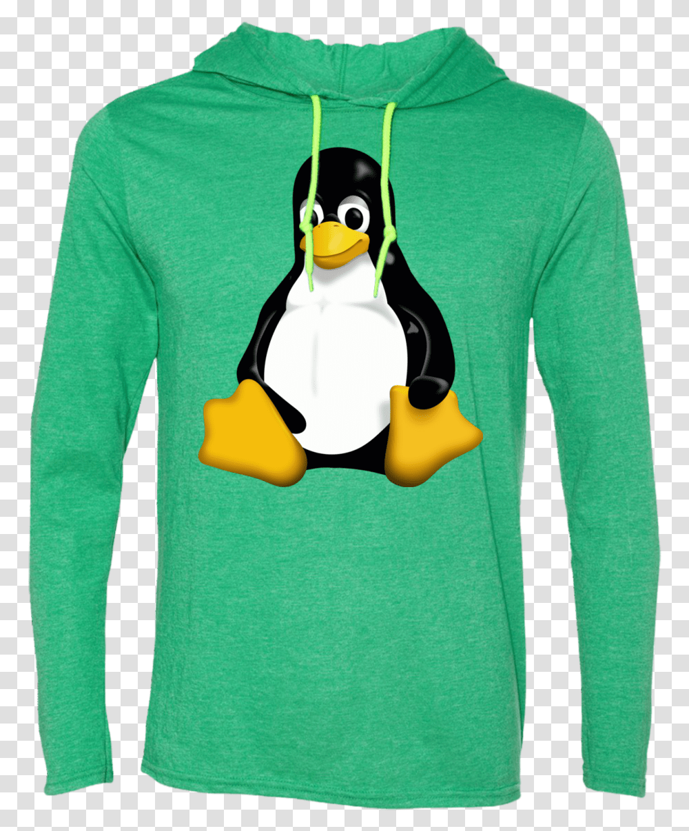 Linux Penguin Ls T Shirt Hoodie Cloud Computing In Linux, Sleeve, Apparel, Long Sleeve Transparent Png
