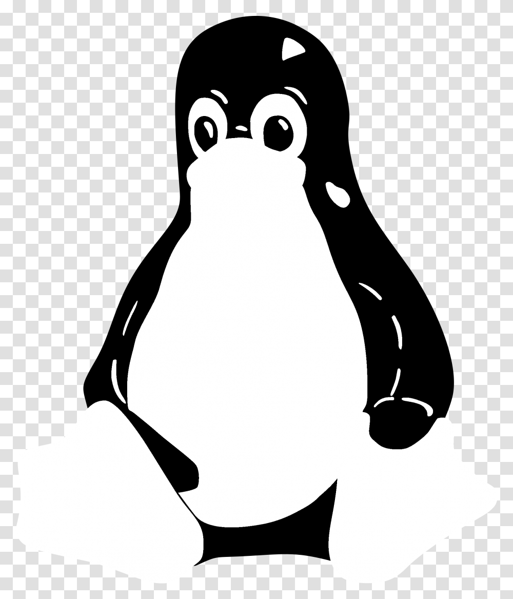 Linux Penguin, Stencil, Snowman, Winter, Outdoors Transparent Png