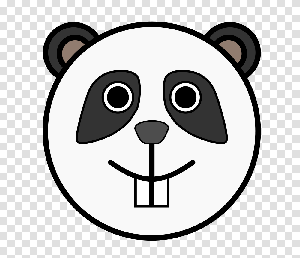 Linuxien Panda, Animals, Stencil, Disk Transparent Png