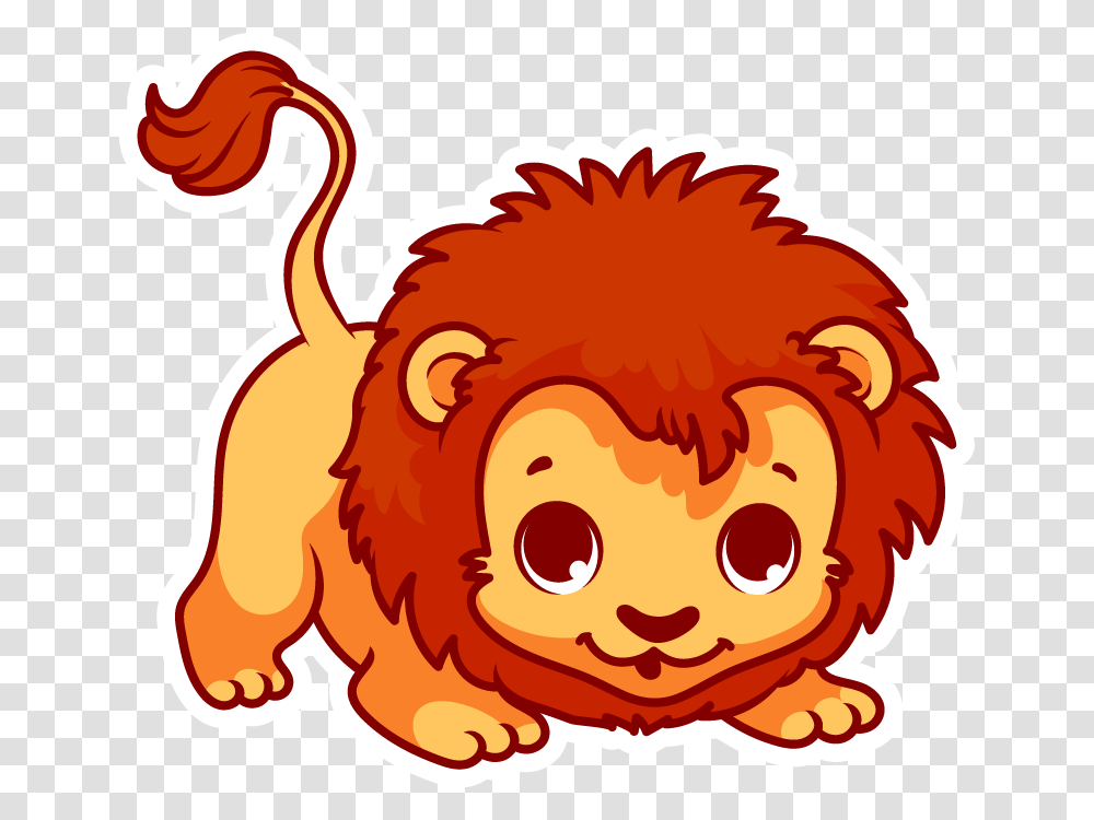 Lion Cartoon Clip Art, Animal, Mammal, Canine, Pet Transparent Png