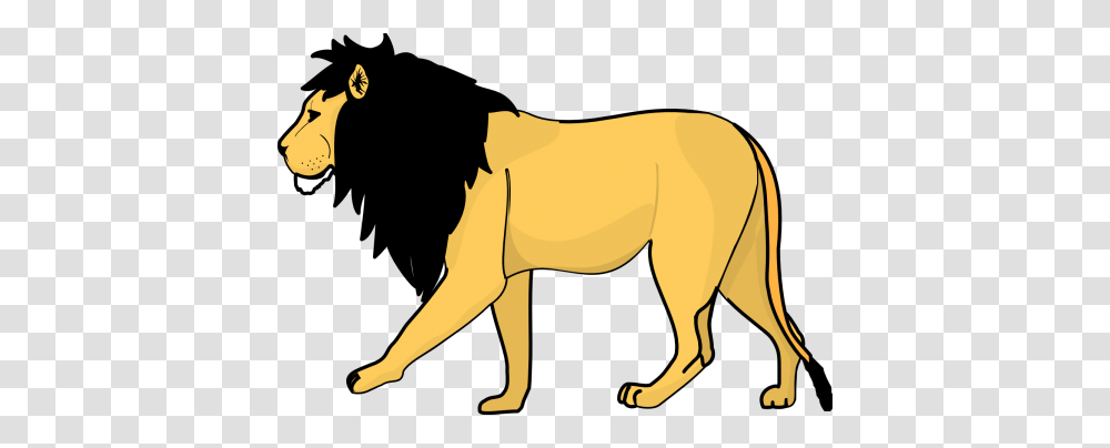 Lion Clip Art Free Vector In Open Office Drawing Image, Mammal, Animal, Bull, Horse Transparent Png