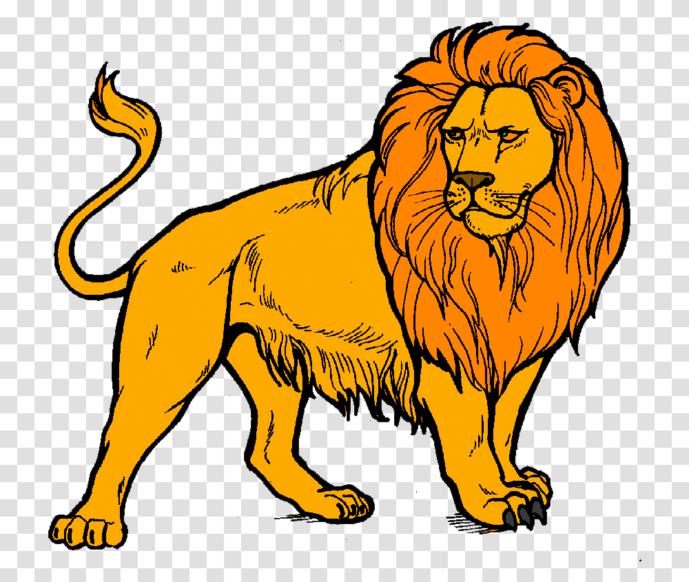 Lion Clipart Background, Wildlife, Mammal, Animal, Tiger Transparent Png