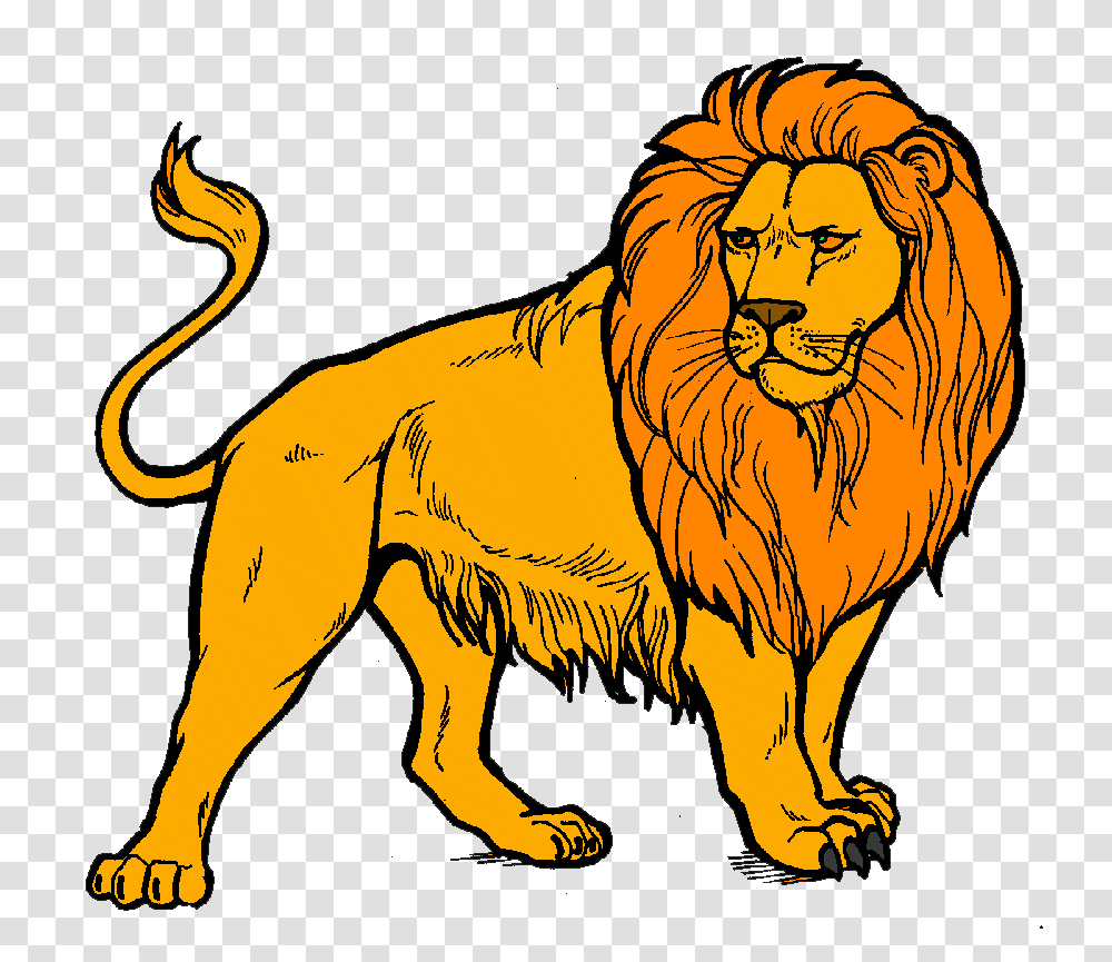 Lion Clipart Free Download, Wildlife, Mammal, Animal, Tiger Transparent Png