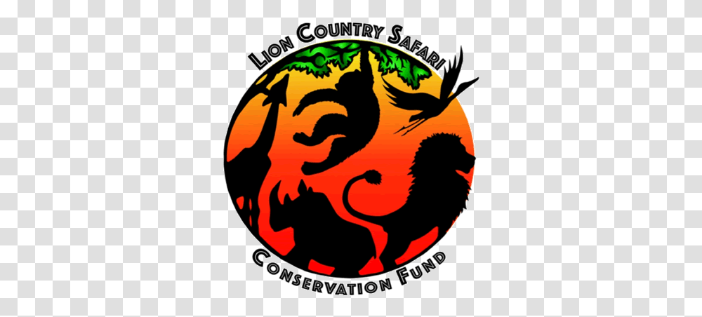 Lion Country Safari Lion Conservation Logo, Poster, Advertisement, Symbol, Flame Transparent Png