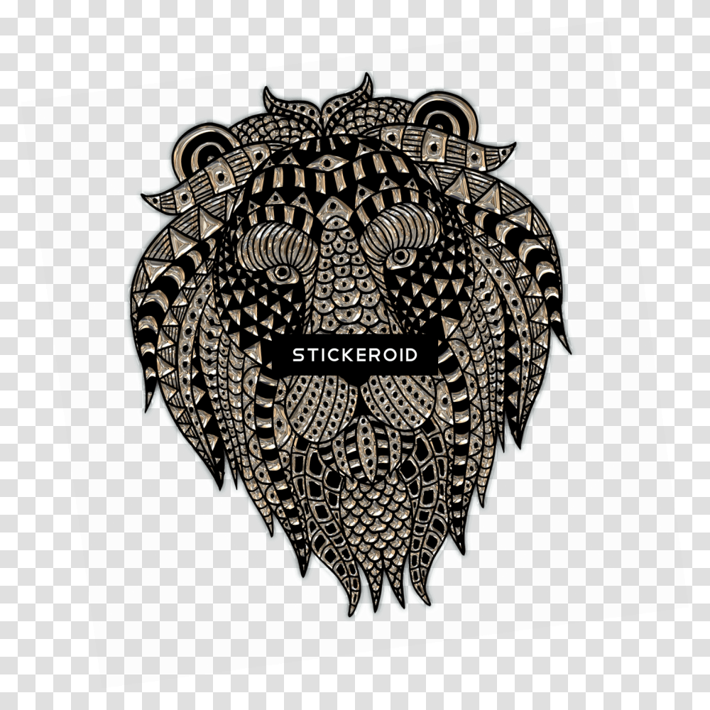 Lion Cub Sitting Plastic Art Abstract Coloring Pages Of Lions, Chandelier, Lamp, Lace, Pattern Transparent Png