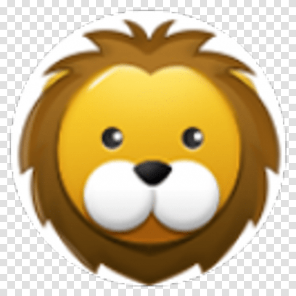 Lion Emoji Animal Emoji, Outdoors, Nature, Pillow, Cushion Transparent Png