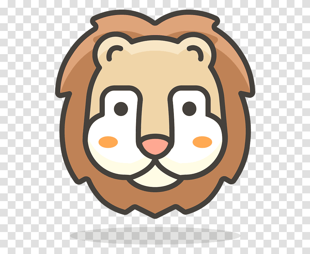 Lion Emoji Clipart Sad Smiley, Rock, Plant, Food, Seed Transparent Png